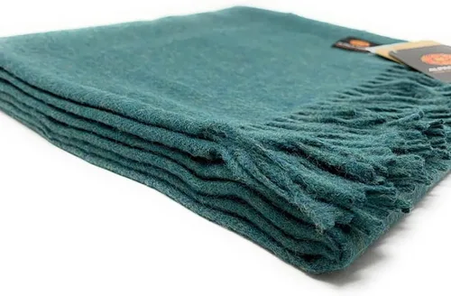 Miniatura 4 de Alpaca Home Manta Cityscape 100% pura lana de alpaca bebé 6.6 pies de largo x 4.25 pies de ancho Ropa de cama hipoalergénica, suave y Dublín