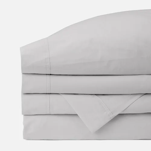 Miniatura 9 de Red Land Cotton Juego de sábanas de lujo 100% algodón cultivado en Estados Unidos Premium Hotel ultra ligero 4 piezas fabricado en Estados Blanco