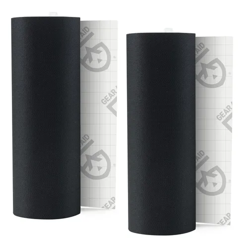 Miniatura 17 de GEAR AID - Cinta adhesiva resistente para reparación de tela y vinilo Tenacious, 3 x 20 pulgadas, color verde OD, reparación rápida de agujeros