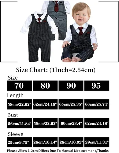 Miniatura 6 de EGELEXY esmoquin chaleco, traje para casamiento, formal para bebé