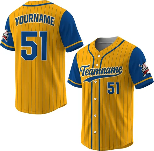 Miniatura 25 de Camiseta de béisbol a rayas personalizadas con logotipo de número de nombre para hombres, mujeres, jóvenes, niños, camiseta de uniforme