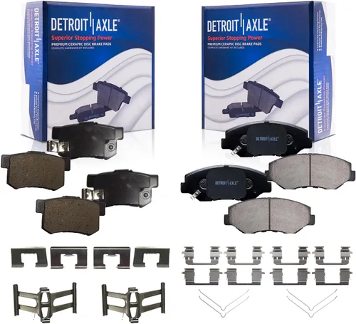 Miniatura 53 de Detroit Axle - Pastillas de Freno Delantero para Mercedes- Benz C230 C250 C300 SLK250, Pastillas de Freno Cerámica w/Reemplazo de Hardware