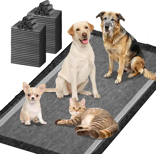 Miniatura 9 de Gimars Almohadillas de carbón extra grandes XXL con control de olores para perros, 9 capas gruesas ultra absorbentes, a prueba de fugas