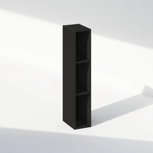 Miniatura 28 de Furinno Organizador de armario de 6 niveles para cubículo, organizador de armario, estante abierto, 21.1 pulgadas de ancho, para armario, Pino ámbar