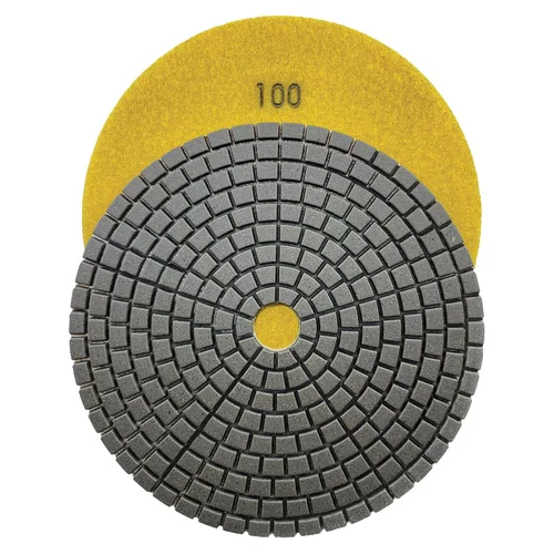 Miniatura 31 de Juego de almohadillas de pulido de piedra seca de 4 pulgadas (grano 50, 100, 200, 400, 800) - para encimeras de granito, mármol y hormigón