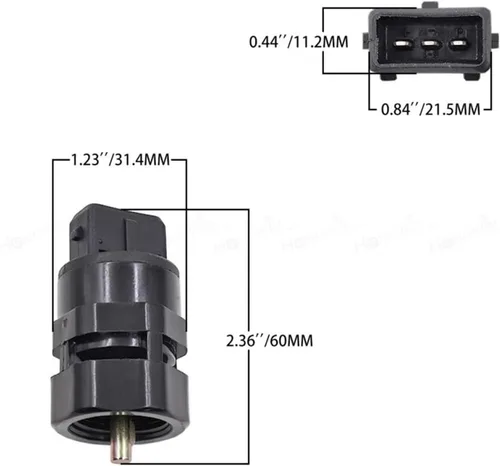 Miniatura 2 de Sensor de velocidad de transmisión apto para Mitsubishi L200 L400 Space Gear Pajero Shogun Montero 1994-2000 122305.6 MR122305 WAU2716001