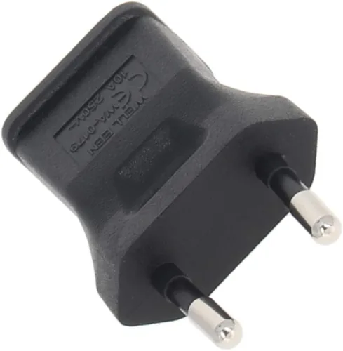 Miniatura 4 de Fielect C14 macho a hembra US NEMA 5-15R adaptador de enchufe convertidor C14 a NEMA 5-15R enchufe adaptador de corriente, 1 unids