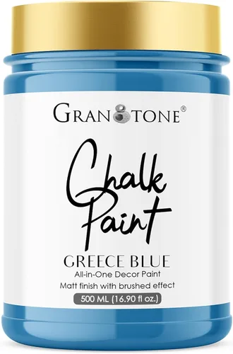 Miniatura 67 de GRANOTONE Pintura a la tiza para muebles Pintura acrílica a base de agua con acabado mate para madera, paredes, metal, vidrio, papel, lienzo