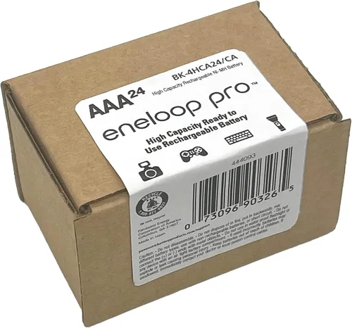 Miniatura 2 de Eneloop Panasonic BK-4HCA24/CA pro AAA Baterías recargables precargadas Ni-MH de alta capacidad, paquete de 24