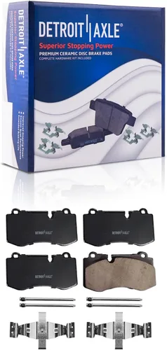 Miniatura 42 de Detroit Axle - Zapatas de freno traseras para Chrysler PT Cruiser 04-09, reemplazo de zapatas de freno semimetálicas 2004 2005 2006 2007 2008 2009