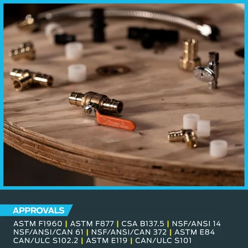 Miniatura 6 de SharkBite Adaptador MNPT de expansión de 1/2 x 1/2 pulgada para tubería PEX-A, accesorios de plomería de latón, adaptador NPT macho para tubería