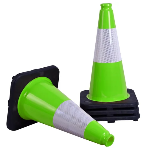 Miniatura 31 de OrangeStar Conos de Tráfico de 36" Paquete de 6 Conos de Seguridad Azules con Collares Reflectantes, Base de Servicio Pesado para Construcción