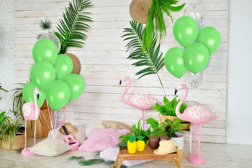 Miniatura 7 de Treasures Gifted - Globos de un solo color mate, Verde claro