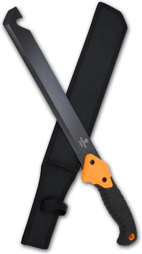 Miniatura 11 de Snake Eye Machete with Heavy Duty Construction-Ergonomic Non-Slip Handle and Belt Sheath for Gardening, Land-Management, Bushcraft, Hunting and