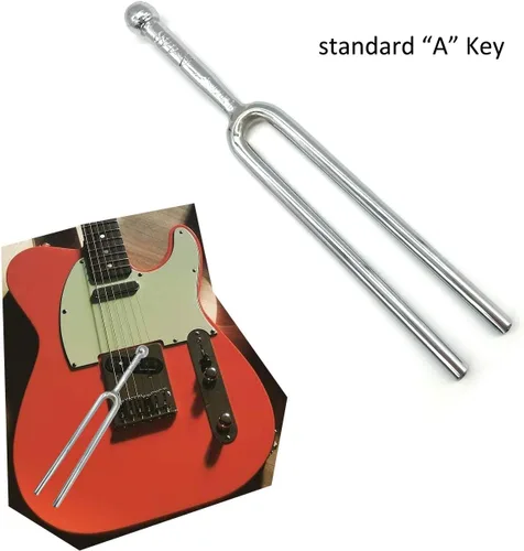 Miniatura 7 de A440 Hz A440 Hz. Llave estándar A para piano, guitarra, bajo, violín, afinador, cuerda, instrumento musical, afinador, diapasones, todo en bolsa
