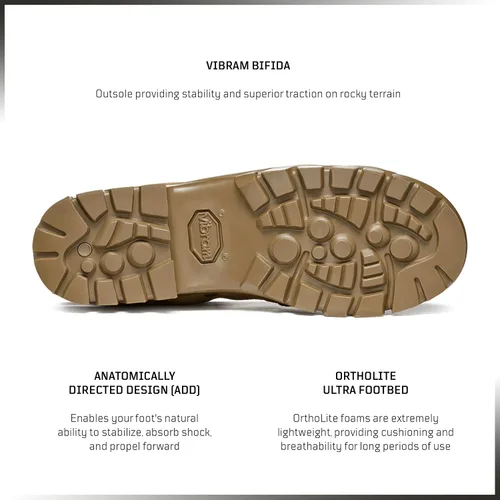Miniatura 3 de GARMONT TACTICAL T8 Bifida Military Combat Boots for Men and Women, Army, Air Force, AR670-1 Compliant Footwear, Suede Leather, Multi-Terrain Shoes