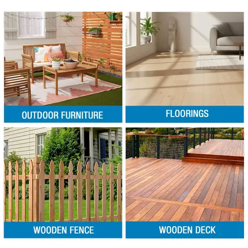 Miniatura 6 de Rain Guard Water Sealers - Sellador de madera - Protección penetrante repelente al agua para todas las superficies de madera porosa - Sellador
