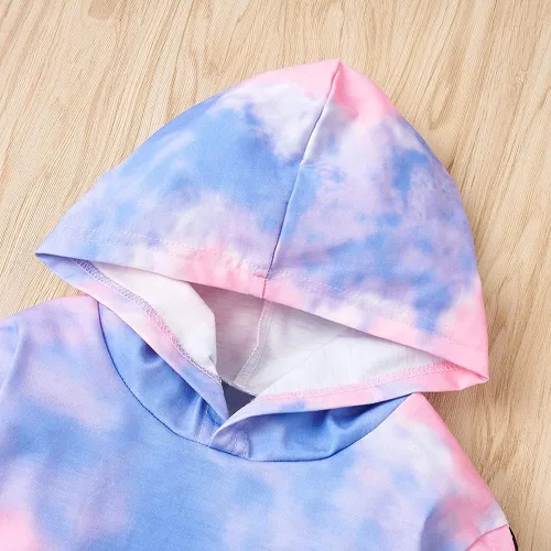 Miniatura 5 de Conjunto de sudadera con capucha y pantalones de manga larga para bebés y niñas pequeñas