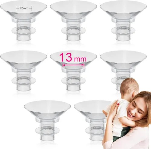 Miniatura 18 de Inserto de brida de 0.709 in compatible con brida de 0.945 in/escudo de extractores de leche, para Momcozy S9 Pro S10 S12 Pro Medela Spectra Elvie