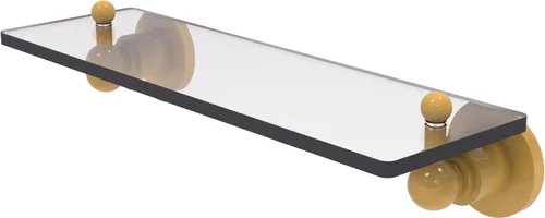 Miniatura 15 de Allied Brass AP-1/16 Astor Place - Estante de cristal con bordes biselados, color negro mate Mate negro