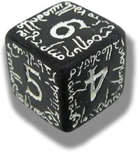 Miniatura 3 de Juego de dados élficos Negro/blanco (7) Juego de mesa