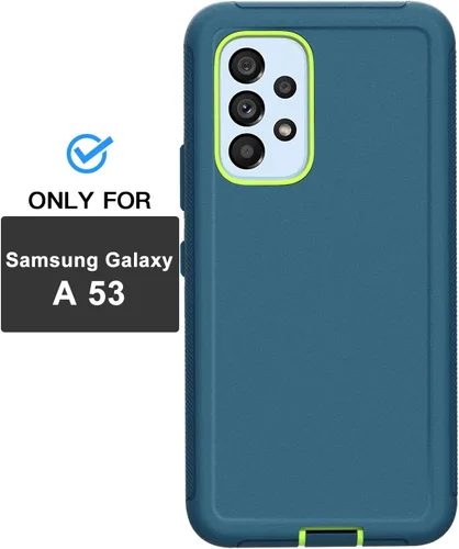 Miniatura 2 de AICase Funda para Galaxy A53 5G, resistente protección contra caídas, cuerpo completo, a prueba de golpes, a prueba de polvo, militar, resistente