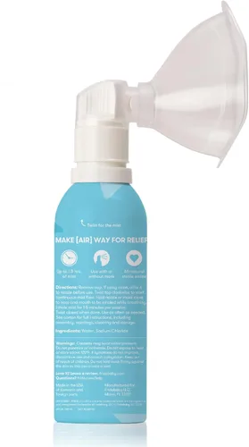 Miniatura 8 de Frida Baby NoseFrida - Inhalador nasal de niebla salina, espray descongestionante para la congestión y el alivio de alergias para bebés + niños