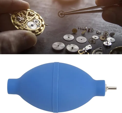 Miniatura 6 de ZJchao Mini bomba de bola para apretar, reloj de plumero de aire, bola sopladora de polvo, bola de goma, flexible y fuerte de aire portátil, bola