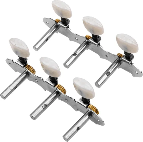 Miniatura 4 de Afinadores de cuerdas de guitarra clásica, cabezales de máquina, clavijas de afinación, clavijas 3L3R 1:14 compatibles con guitarra clásica
