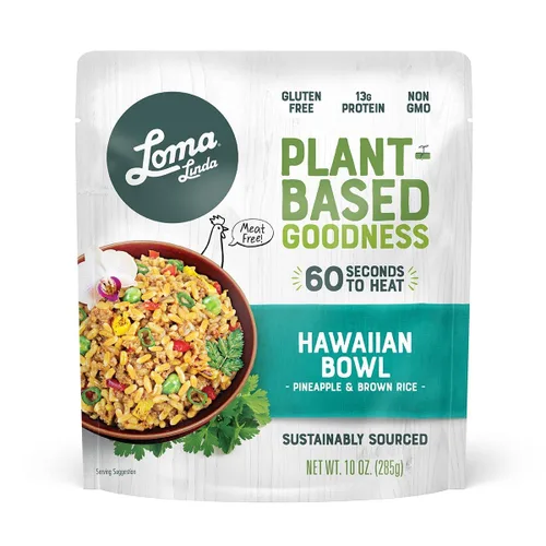 Miniatura 3 de Loma Linda - Solución completa de comidas a base de plantas de 10 onzas (cuenco hawaiano, paquete de 6)