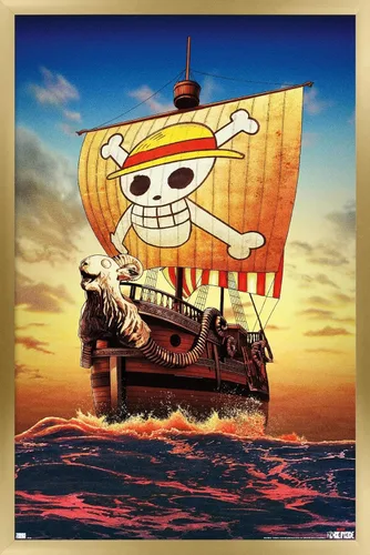 Miniatura 14 de Trends International Netflix One Piece - Póster de pared de una hoja, 34 pulgadas de largo x 22.4 pulgadas, versión enmarcada en negro