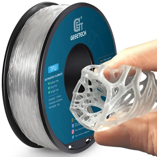 Miniatura 23 de GEEETECH Filamento PLA de color dorado sedoso de 0.069 libras, filamento de seda brillante para impresora 3D, carrete de 2.2 libras, precisión