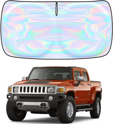 Miniatura 75 de Parasol para parabrisas Rivian R1S R1T 2022-2026 – Parasol compatible con Rivian R1S R1T plegable para ventana delantera, protector de visera solar