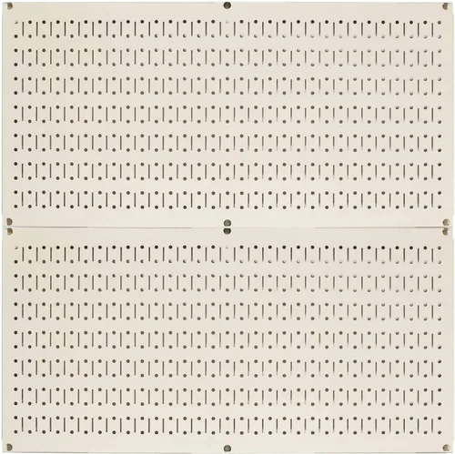 Miniatura 14 de Tablero horizontal para herramientas de garaje para pared, dos tablas de 32 pulgadas de ancho x 16 pulgadas de alto, fáciles de instalar Metálico
