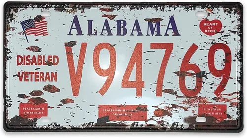 Miniatura 23 de Placa de matrícula retro de California para coche, decoración de placa de matrícula, placa de matrícula de recuerdo, placa de matrícula retro