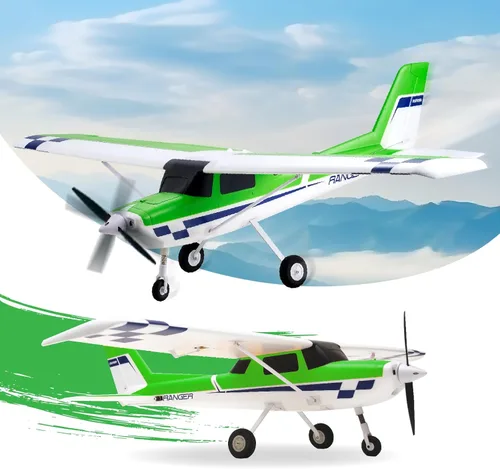 Aviones Fms RC para Adultos Principiantes 1220mm Ranger Avión de Control Remoto con Reflex Green Aviones de Hobby RC PNP (Sin Transmisor, Batería,
