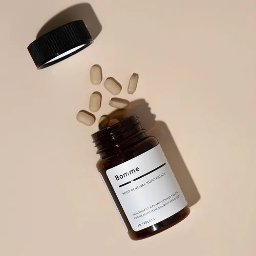Miniatura 9 de BLH308 Suplemento para el crecimiento del cabello para mujeres y hombres – 60 tabletas – Complejo botánico clínicamente evaluado – Hoja de caqui, té