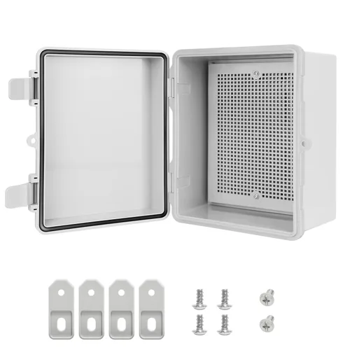Miniatura 15 de Caja de conexiones IP65, impermeable, a prueba de polvo, carcasa de plástico ABS, caja de proyectos para exteriores e interiores, cubierta