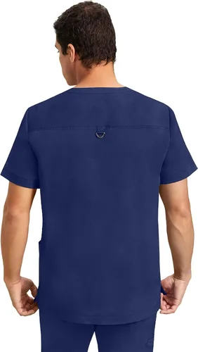 Miniatura 2 de Healing Hands Mens Scrubs Top 3 Pocket Purple Label Jake 2331 V-Neck Scrub Tops for Men