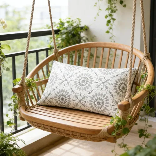 Miniatura 7 de Slow Cow - Funda de almohada lumbar decorativa de lino con bordado, funda de cojín rectangular, funda de cojín de 12 x 20 pulgadas, gris oscuro