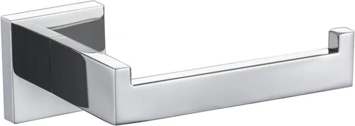 TQKAG Soporte de papel higiénico de acero inoxidable pulido, moderno soporte cuadrado para rollo de papel higiénico, soporte de pared, dispensador