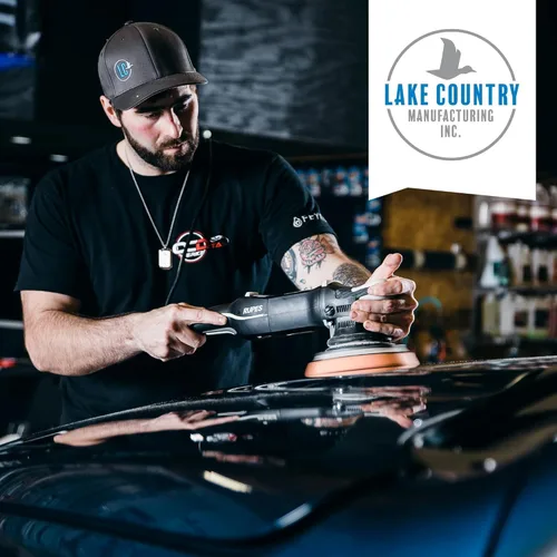 Miniatura 6 de Lake Country Almohadilla de Pulido de Espuma Azul HDO de 6.5" de Servicio Pesado (Paquete de 1) – Almohadilla de Pulido Orbital Premium de Servicio