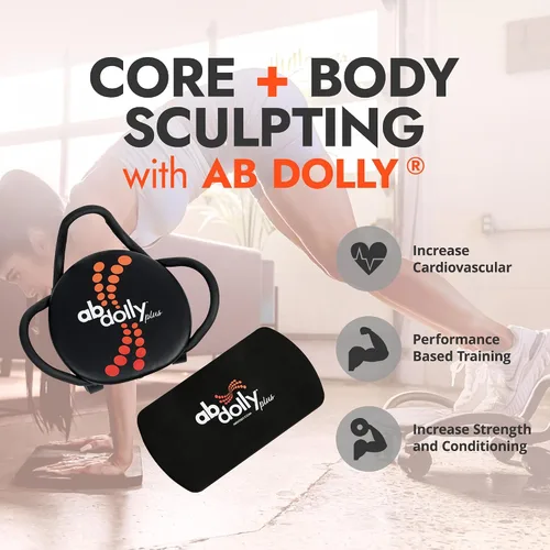 Miniatura 2 de AB Dolly Plus Core Abdominal Training Stimulator System Portable Home Gym Ab Muscle Workout Equipment Trainer Machine for All Fitness Levels