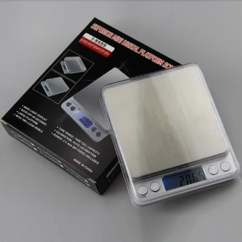 Miniatura 4 de Escala digital LCD 6.6 lbs 0.00 oz báscula de pesaje electrónica mini precisión gramos balanza de peso para cocina