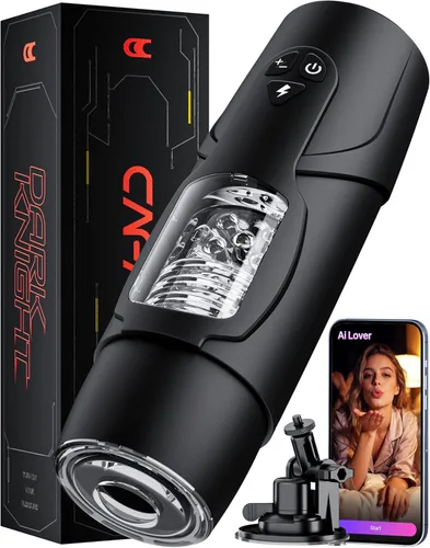 Miniatura 9 de Masturbador automático masculino, taza de masturbadores masculinos con 7 modos de empuje y rotación para estimulación del pene, juguete eléctrico