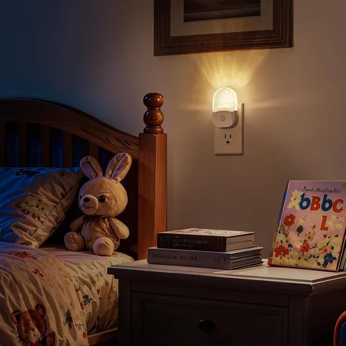 Miniatura 6 de DORESshop Luces nocturnas enchufables a la pared [paquete de 2] 3CCT luz nocturna LED con sensor de atardecer a amanecer, luz nocturna enchufable