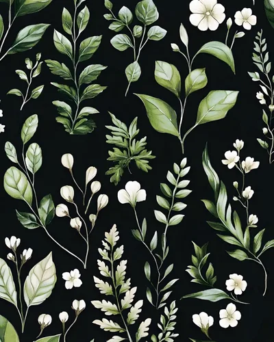 Miniatura 13 de Papel pintado verde de despegar y pegar, 17.5" x 118" Papel de contacto de hojas de salvia y oliva, papel pintado botánico moderno de verde