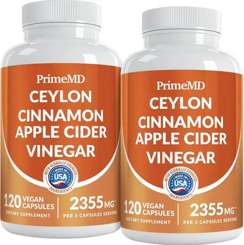 Miniatura 10 de Polvo de Canela de Ceilán 5 en 1 Extra Fuerte – Cápsulas Orgánicas de Canela de Ceilán con Cúrcuma, Vinagre de Sidra de Manzana, Ginseng Coreano