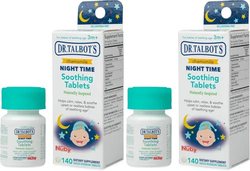 Miniatura 11 de Dr. Talbot's Tabletas calmantes de manzanilla nocturnas, de inspiración natural, disolución rápida, 140