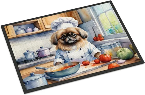 Miniatura 10 de Caroline's Treasures DAC6179MAT Affenpinscher - Tapete para puerta delantera, para interiores y exteriores, para entrada, antideslizante, lavable